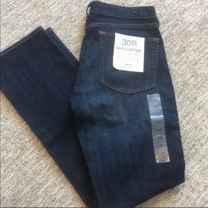 J. Crew Matchstick Dark Wash Jeans